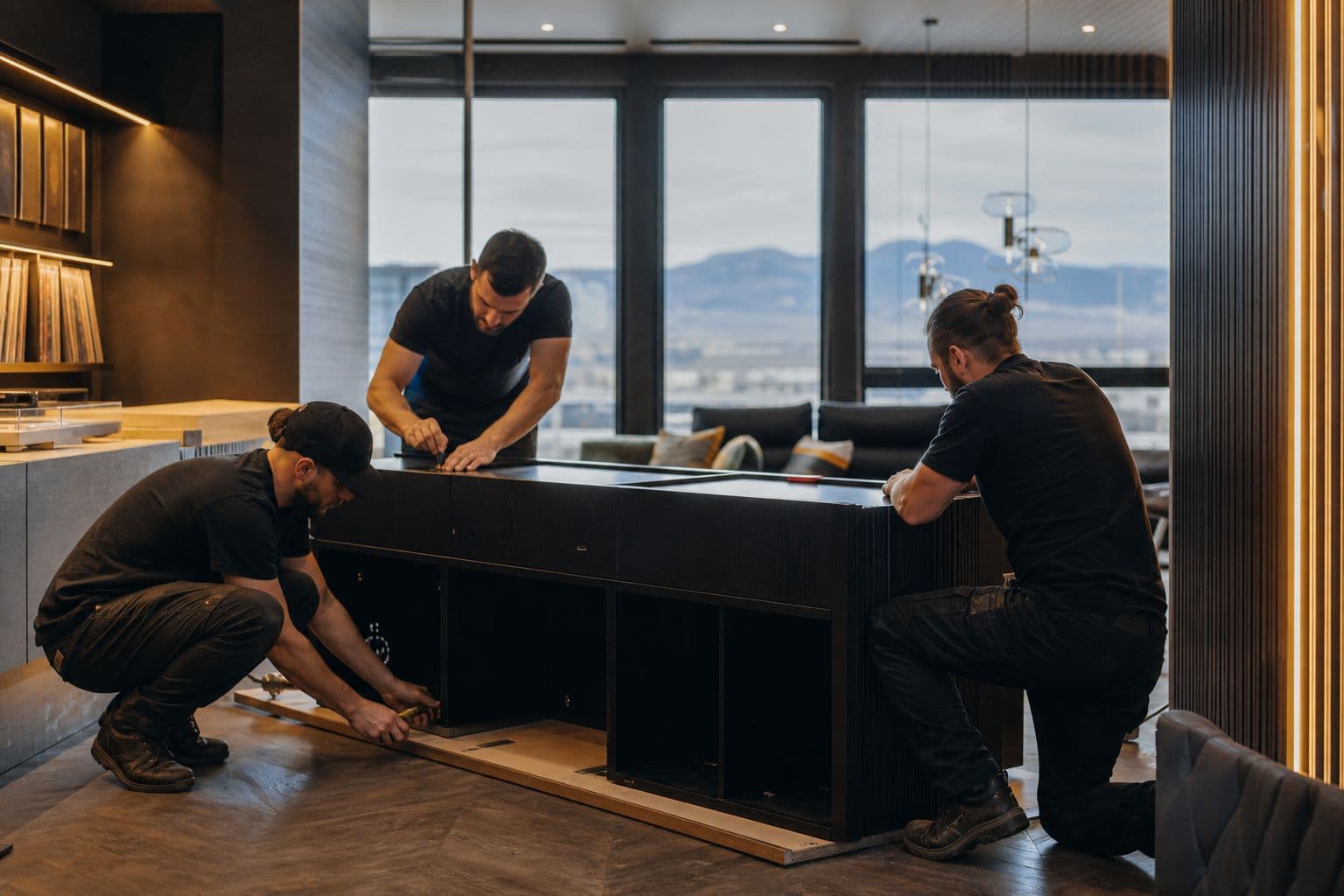DJ Booth & Backline Build