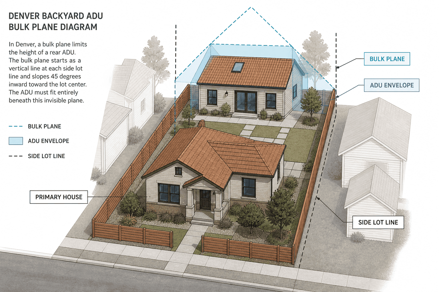 How to Figure Out Max Height for an ADU in Denver (Bulk Plane Guide)