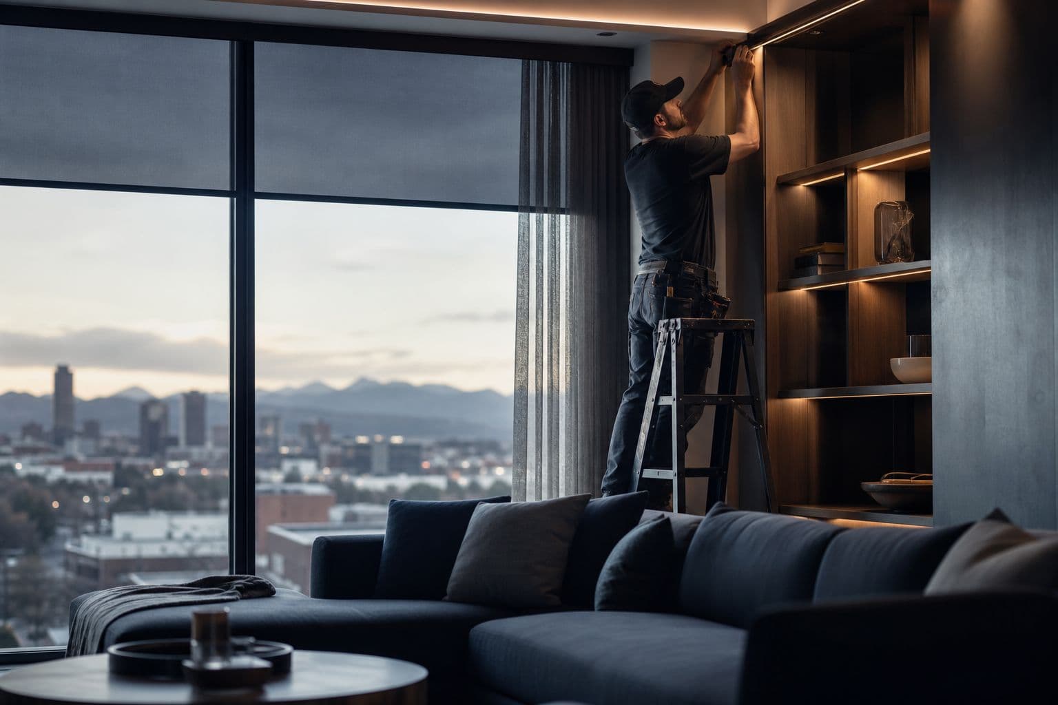 Motorized Shades & Lighting Control