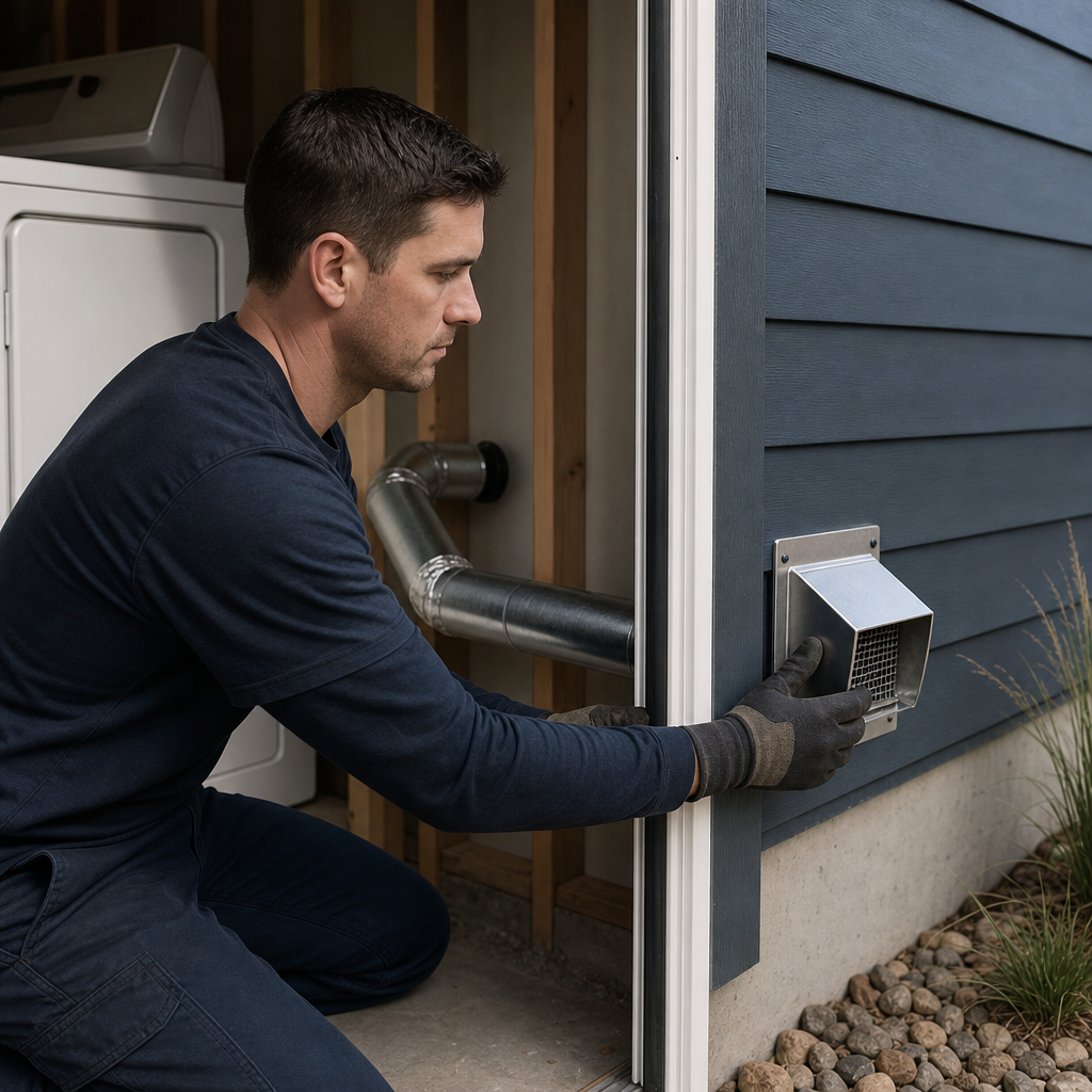 Dryer Vent Reroute (Short Accessible Run)