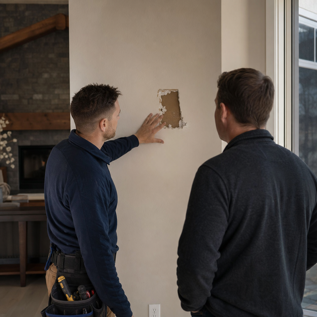 Drywall Repair Visit