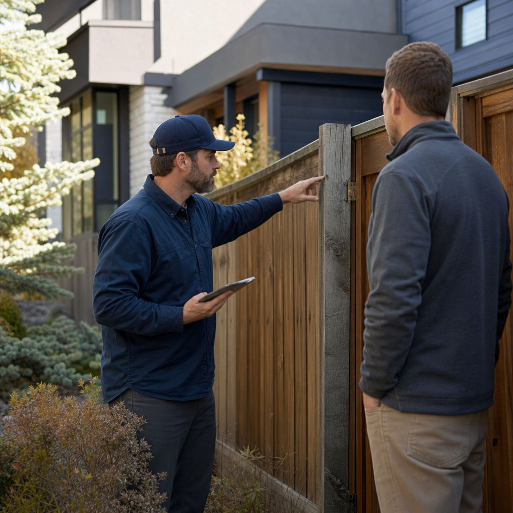 Fence Repair Visit