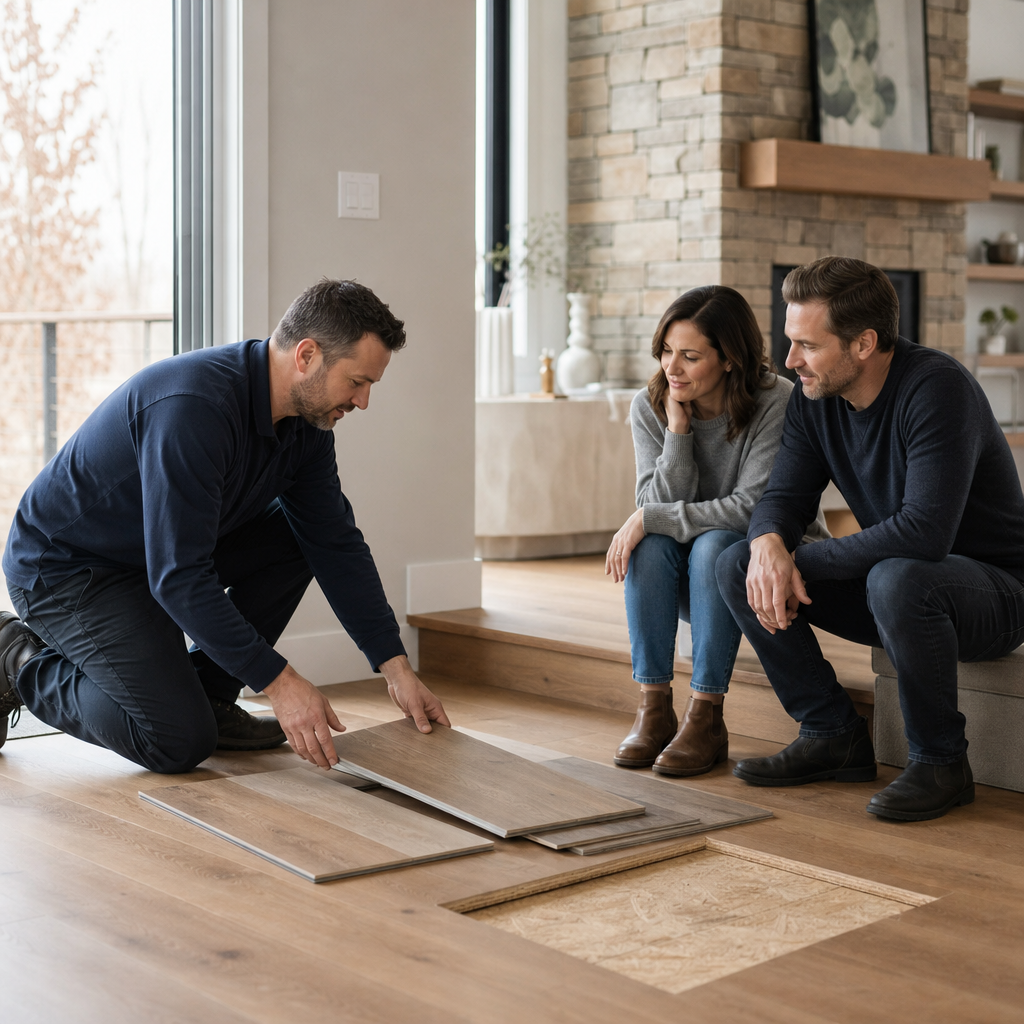 Flooring Service Visit