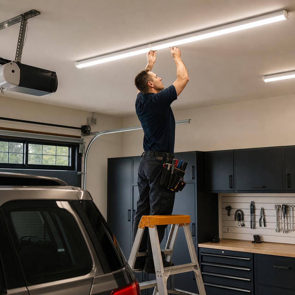 Garage LED Shop Lighting (Up to 4 Fixtures)