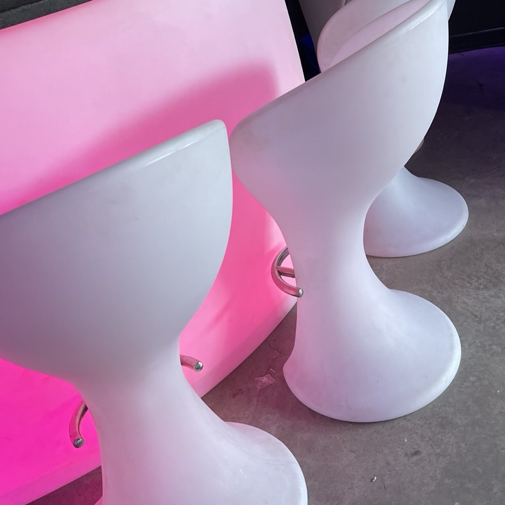 LED Tall Chair