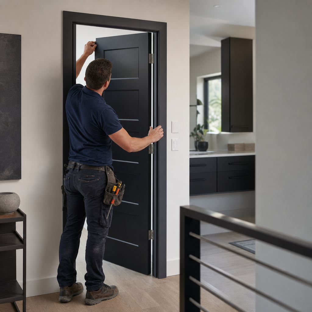Interior Door Install (Prehung, Per Opening)