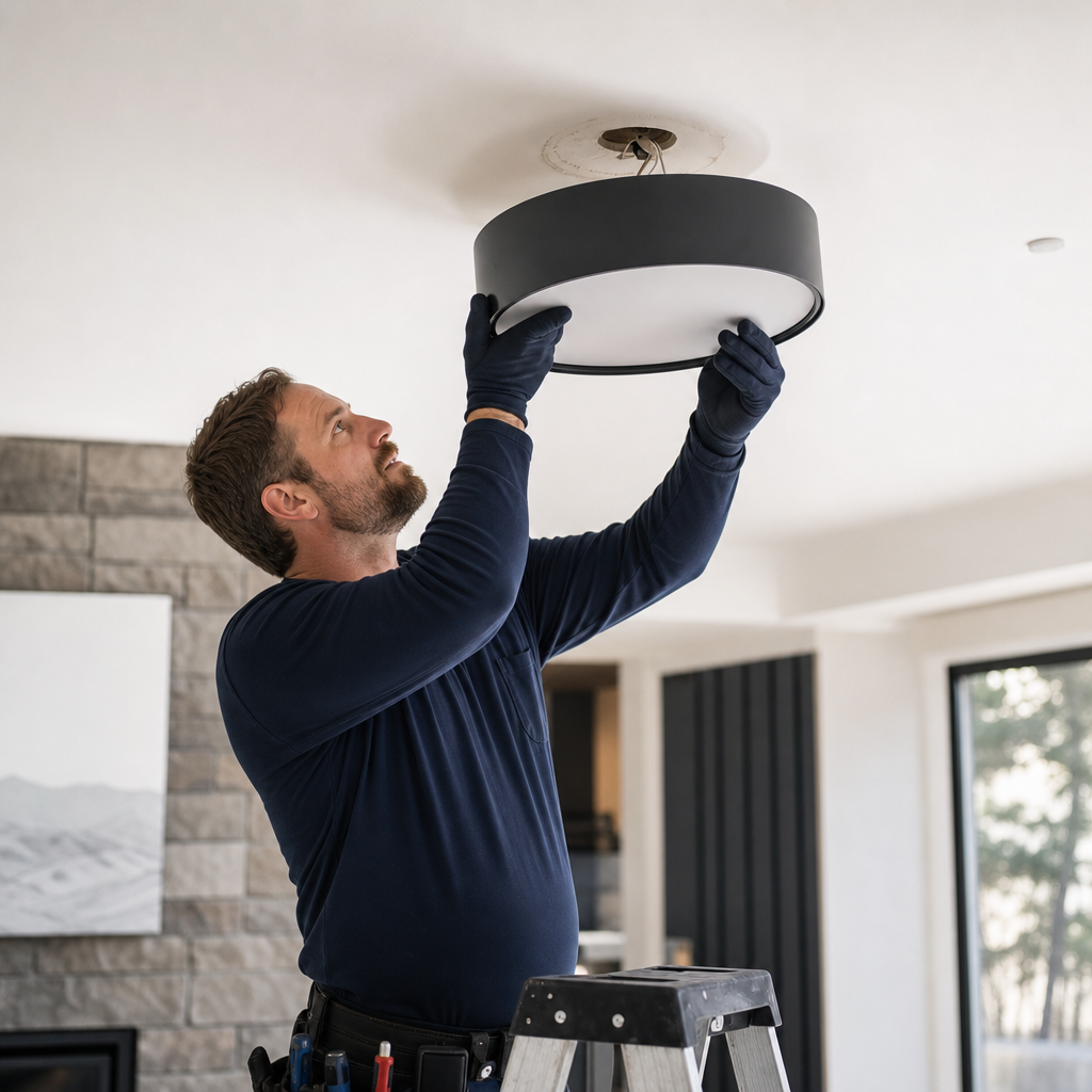 Light Fixture Replacement — Standard Height
