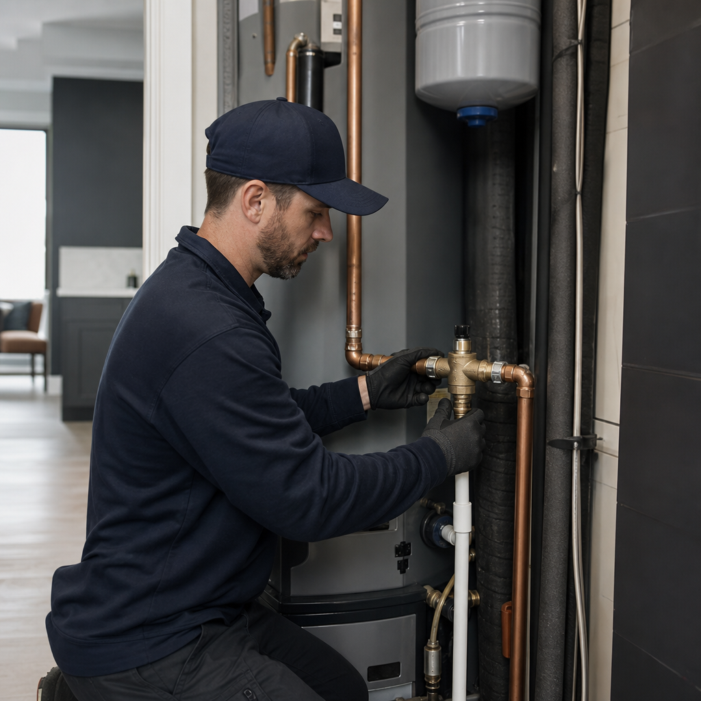 Thermostatic Mixing Valve Install (Water Heater)