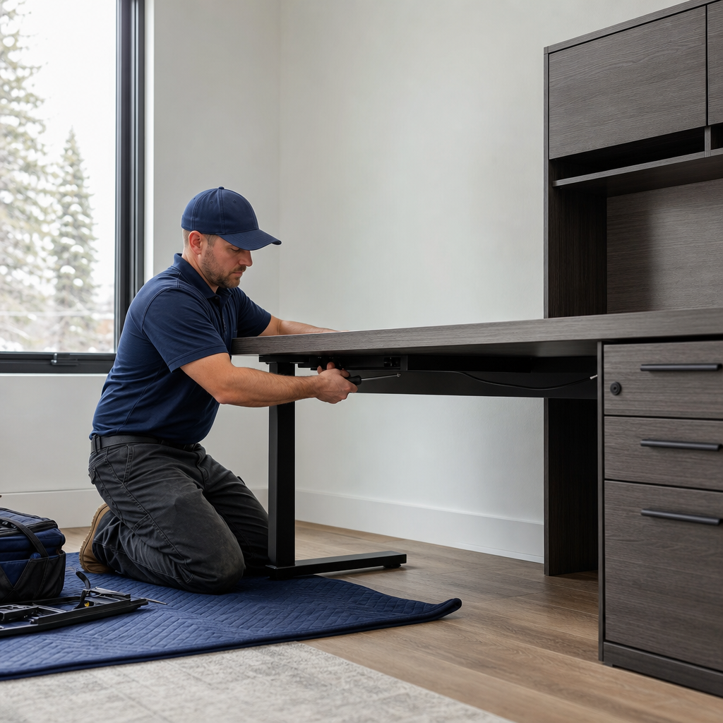 Office Desk Assembly