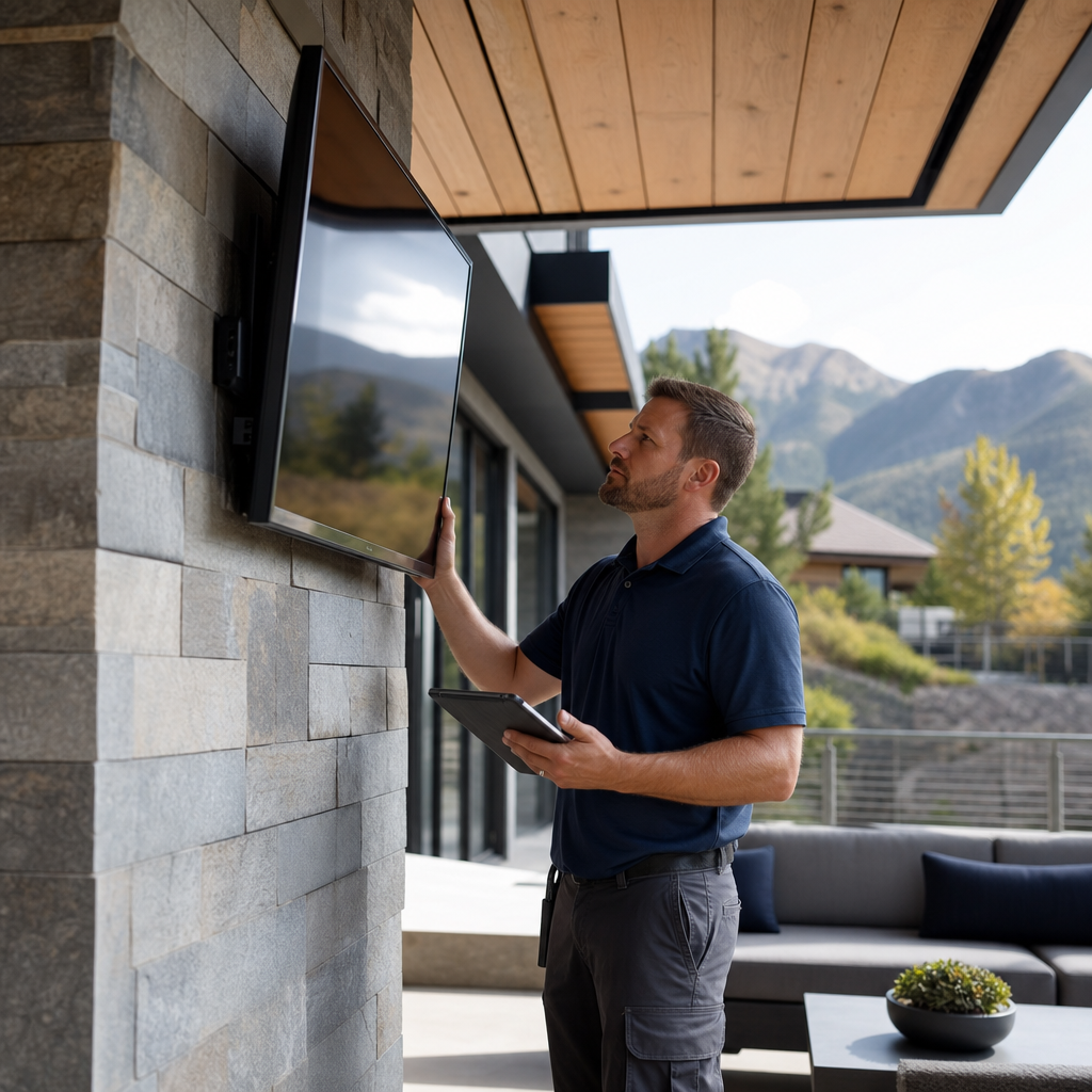 Outdoor TV Installation (Site-Priced)
