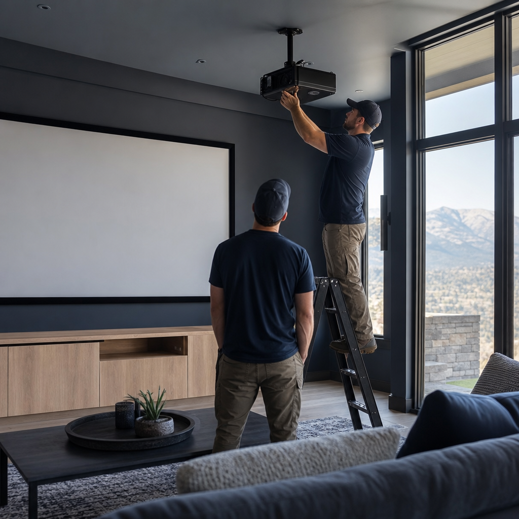 Projector & Screen Installation (Site-Priced)