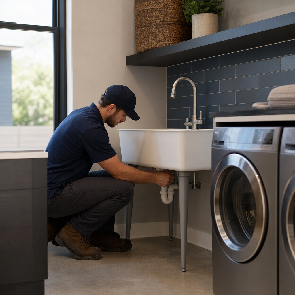 Utility / Laundry Sink Install