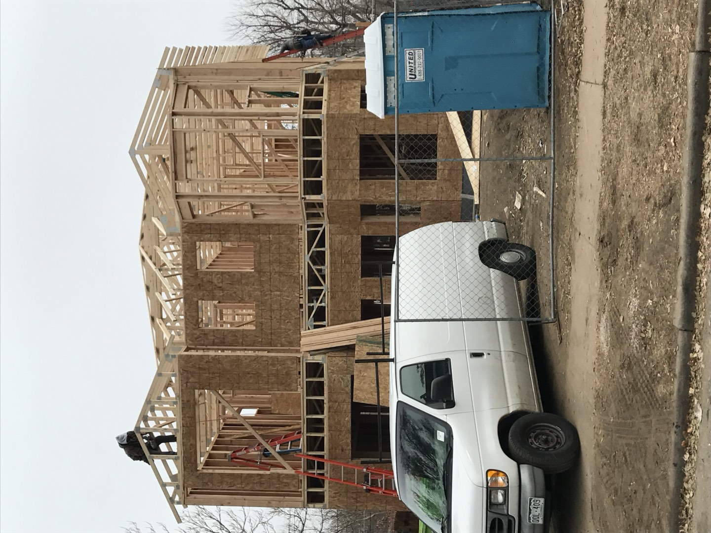 Platt Park custom home exterior at completion